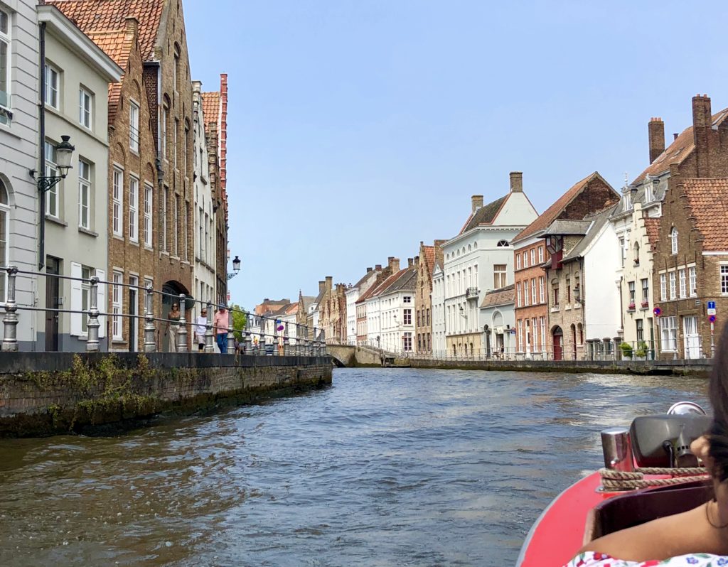 Bruges Belgium Canal Boat Tour