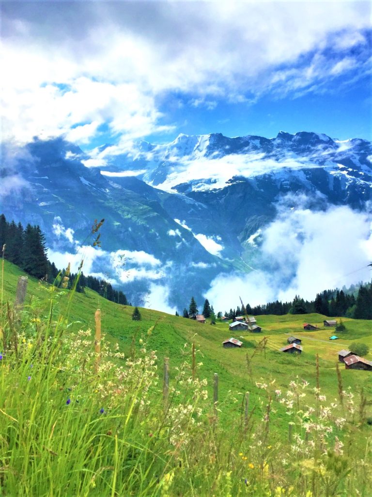 Hiking In Bernese Oberland Along The North Face Trail 