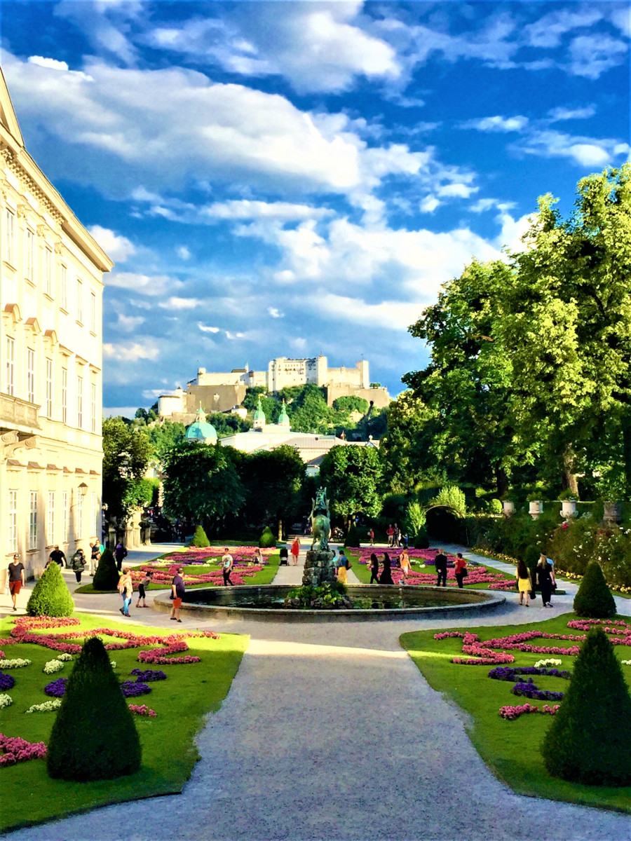 Mirabell Palace and Gardens in Salzburg, Austria