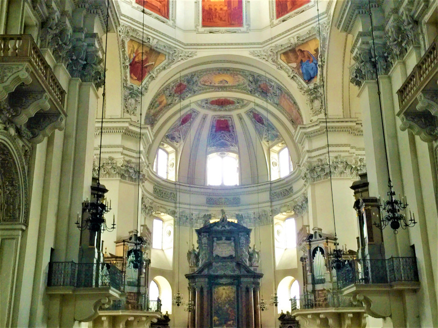 Salzburg Cathedral Interior View - Salzburg, Austria