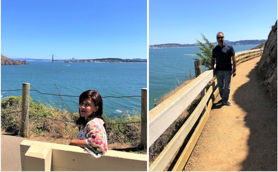 A Visit To Point Bonita Lighthouse - the trail to the lighthouse