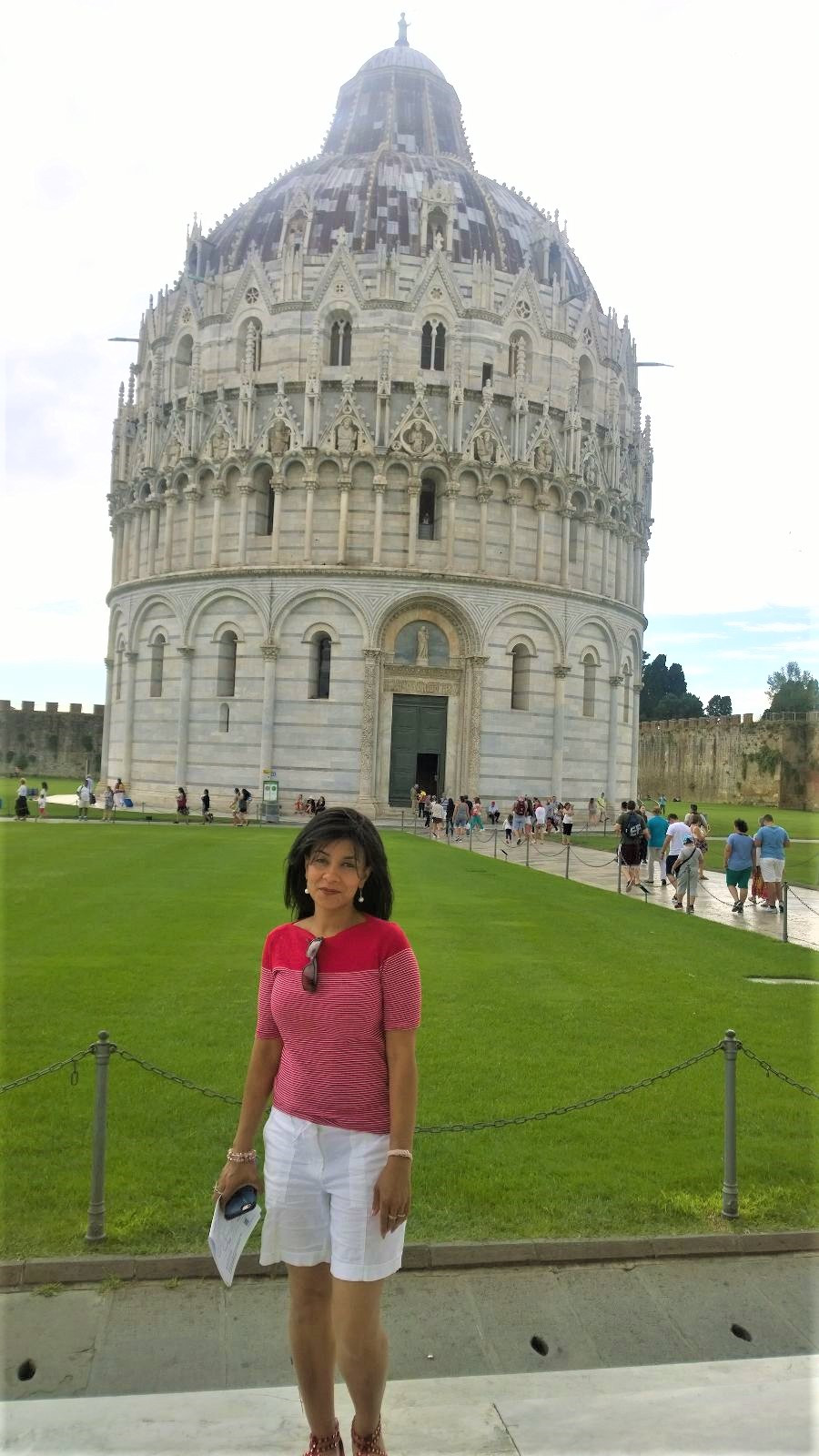 Pisa Baptistery located in the Field of Miracles, Pisa