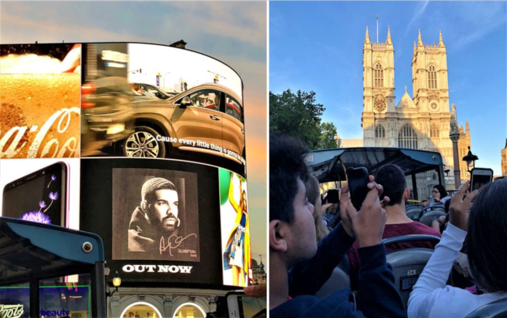 London in 6 Days : Getting oriented by taking the Night Bus Tour in London