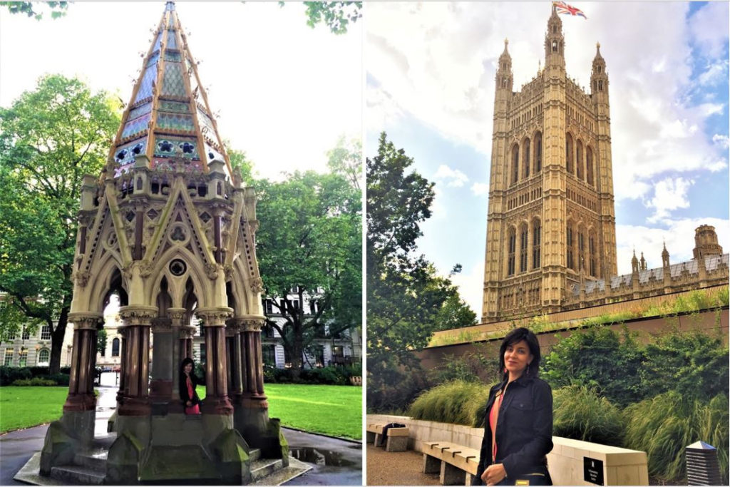 Victoria Tower Gardens in Westminster London
