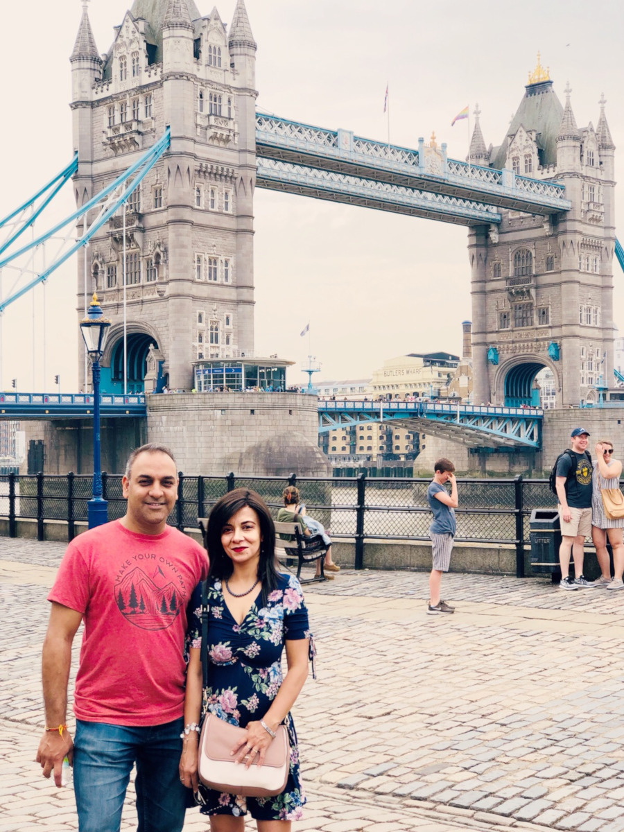 The iconic Tower Bridge of London
