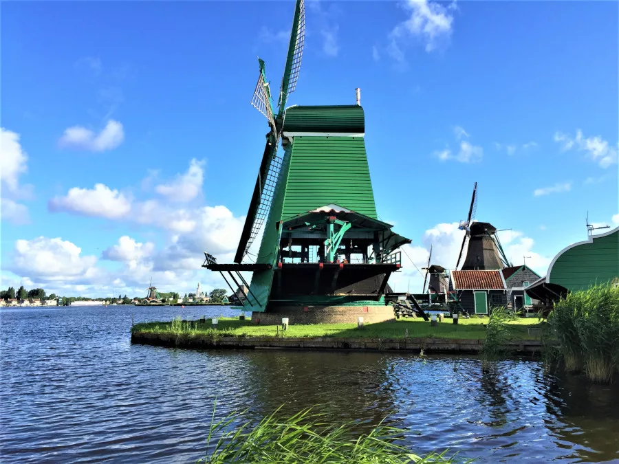 Iconic windmills of Zaanse Schans