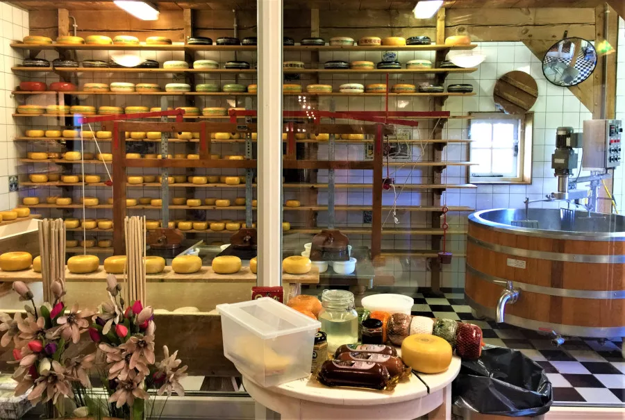 cheese factory at Zaanse Schans