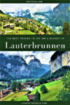 The Best Things To Do In Lauterbrunnen On A Budget