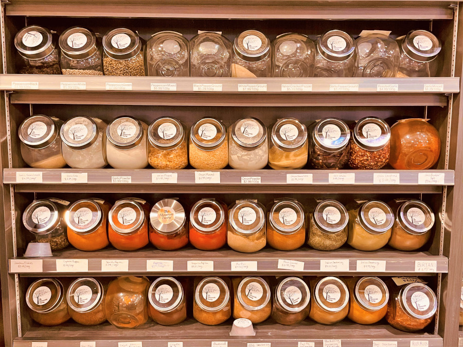 Spices at the Mennonite Pantry in London Ontario
