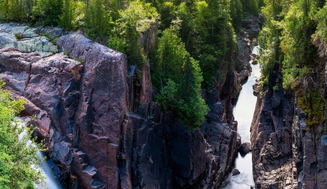 The Spectacular Aguasabon Falls And Gorge In Terrace Bay, Ontario