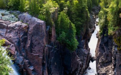 The Spectacular Aguasabon Falls And Gorge In Terrace Bay, Ontario